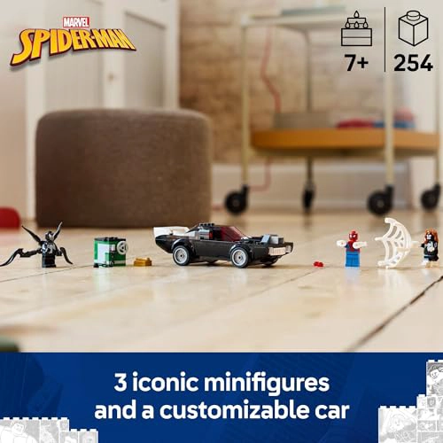 LEGO MARVEL SPIDERMAN VS VENOM MUSCLE CAR TOY JUEGO DE CONSTRUCCION PARA NIÑOS NIÑOS Y NIÑAS - 2