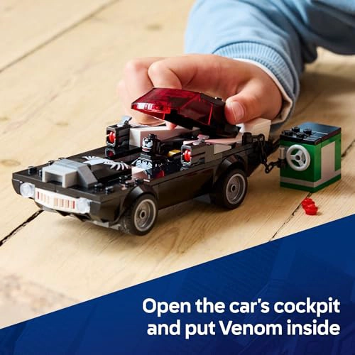 LEGO MARVEL SPIDERMAN VS VENOM MUSCLE CAR TOY JUEGO DE CONSTRUCCION PARA NIÑOS NIÑOS Y NIÑAS - 3