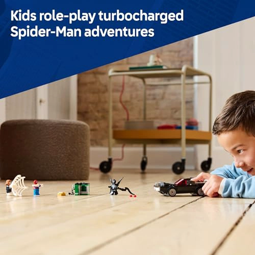 LEGO MARVEL SPIDERMAN VS VENOM MUSCLE CAR TOY JUEGO DE CONSTRUCCION PARA NIÑOS NIÑOS Y NIÑAS - 5