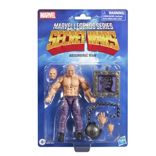MARVEL LEGENDS SERIES SECRET WARS ABSORBING MAN RETRO COMICS FIGURA DE ACCION COLECCIONABLE DE 6 - 1