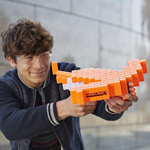 NERF BALLESTA DE MINECRAFT PILLAGER BALLESTA DE DARDOS INCLUYE 3 DARDOS DE E LITE ACCION DE BALLESTA - 5