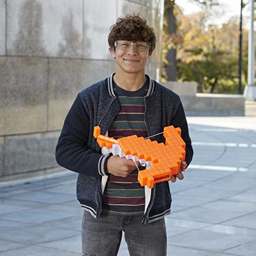NERF BALLESTA DE MINECRAFT PILLAGER BALLESTA DE DARDOS INCLUYE 3 DARDOS DE E LITE ACCION DE BALLESTA - 6