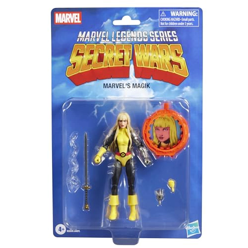 MARVEL LEGENDS SERIES SECRET WARS MAGIK RETRO XMEN Y NEW MUTANTS COMICS FIGURA DE ACCION - 1