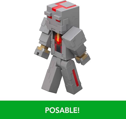 MATTEL MINECRAFT REDSTONE CHARGED SERIES FIGURA DE ACCION Y ACCESORIOS JUEGO DE LANZADOR DE FUEGOS - 5