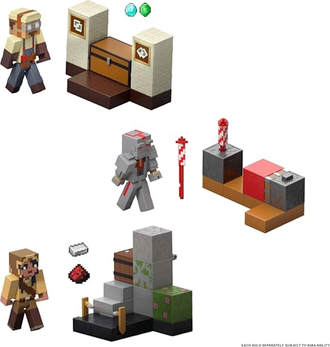 MATTEL MINECRAFT REDSTONE CHARGED SERIES FIGURA DE ACCION Y ACCESORIOS JUEGO DE LANZADOR DE FUEGOS - 6