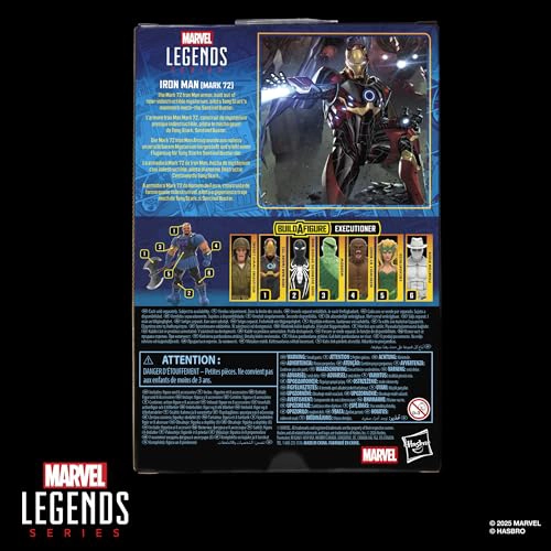 MARVEL LEGENDS SERIES IRON MAN MARK 72 IRON MAN COMICS COLECCIONABLE FIGURA DE ACCION ESCALA DE 6 - 4