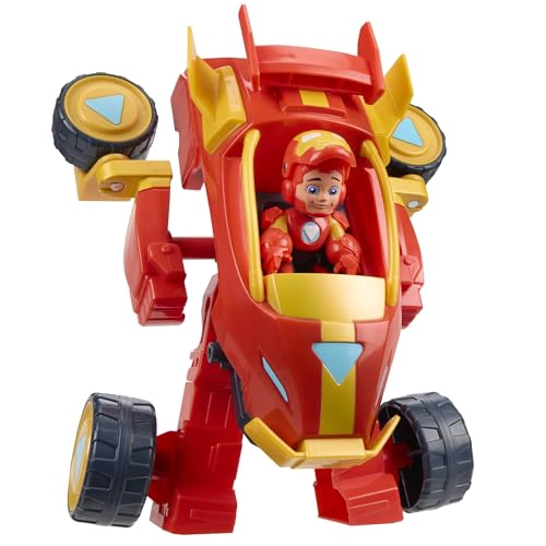MARVEL IRON MAN Y SUS INCREIBLES AMIGOS 2 EN 1 CONJUNTO DE TRAJE MECH Y VEHICULO SET DE FIGURAS - 1