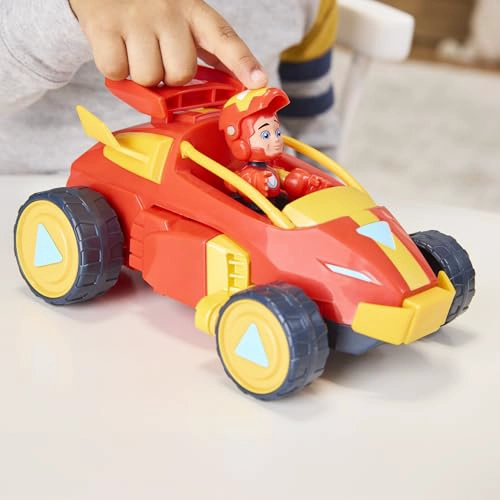 MARVEL IRON MAN Y SUS INCREIBLES AMIGOS 2 EN 1 CONJUNTO DE TRAJE MECH Y VEHICULO SET DE FIGURAS - 5