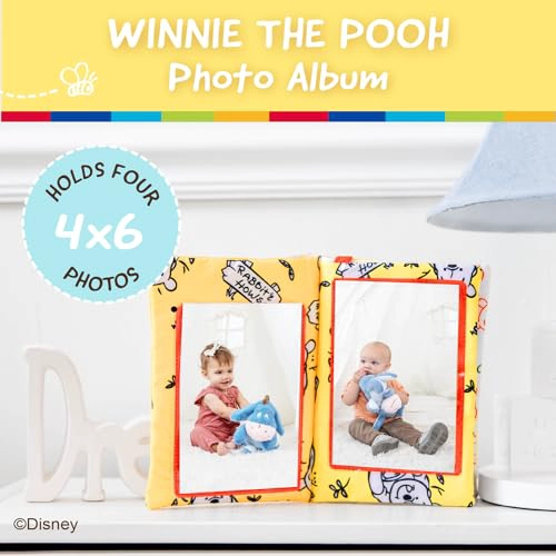 DISNEY WINNIE THE POOH ALBUM DE FOTOS CON PAGINAS SUAVES Y SONIDOS ARRUGADOS PARA BEBE S Y NIÑOS - 2