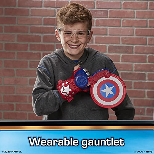 MARVEL NERF POWER MOVES AVENGERS CAPITAN AME RICA ESCUDO LANZADISCOS NERF JUGUETE DE LANZAMIENTO - 2