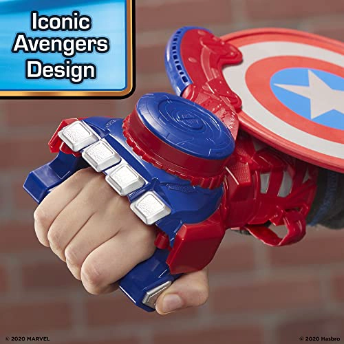 MARVEL NERF POWER MOVES AVENGERS CAPITAN AME RICA ESCUDO LANZADISCOS NERF JUGUETE DE LANZAMIENTO - 3
