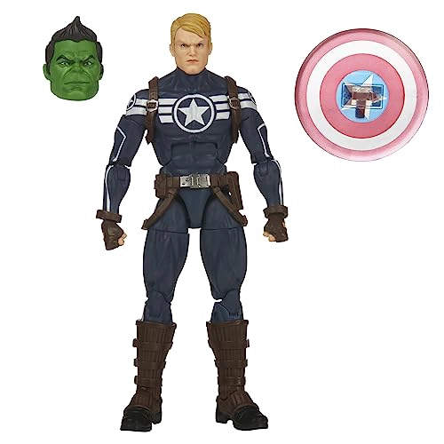 SERIE MARVEL LEGENDS DE MARVEL COMICS COMANDANTE ROGERS FIGURAS DE ACCION COLECCIONABLES DE 6 - 1