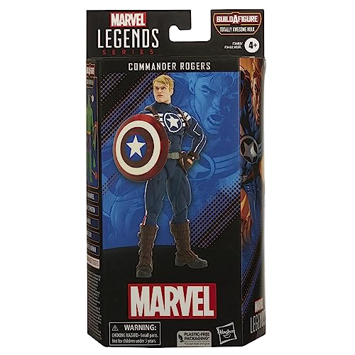 SERIE MARVEL LEGENDS DE MARVEL COMICS COMANDANTE ROGERS FIGURAS DE ACCION COLECCIONABLES DE 6 - 2