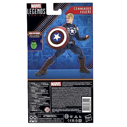 SERIE MARVEL LEGENDS DE MARVEL COMICS COMANDANTE ROGERS FIGURAS DE ACCION COLECCIONABLES DE 6 - 3