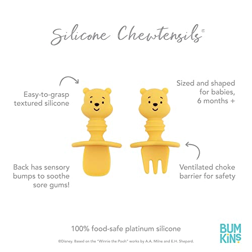 BUMKINS JUEGO DE UTENSILIOS PARA BEBE S DE DISNEY CUCHARONES DE SILICONA PARA SUMERSION - 5