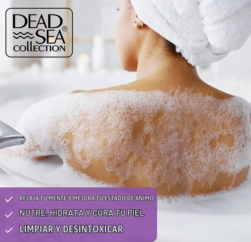 DEAD SEA COLLECTION BAÑO DE BURBUJAS CON LAVANDA PARA MUJERES Y HOMBRES ACEITE DE LAVANDA - 2
