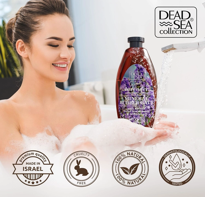 DEAD SEA COLLECTION BAÑO DE BURBUJAS CON LAVANDA PARA MUJERES Y HOMBRES ACEITE DE LAVANDA - 4