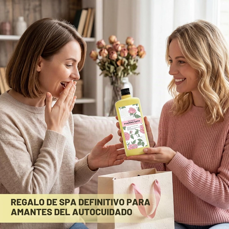 SERENITY SANCTUARY BAÑO DE BURBUJAS PARA MUJER JUEGO DE REGALO PERFUMADO PARA ADULTOS 512 ONZAS - 4