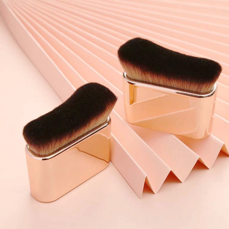CEPILLO DE MEZCLA AUTOBRONCEADORA GRANDE AUTOBRONCEADOR PROFESIONAL KABUKI POLVO BASE COLORETE - 1