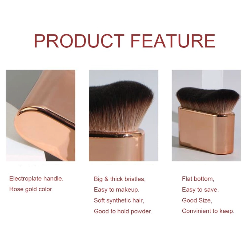 CEPILLO DE MEZCLA AUTOBRONCEADORA GRANDE AUTOBRONCEADOR PROFESIONAL KABUKI POLVO BASE COLORETE - 2