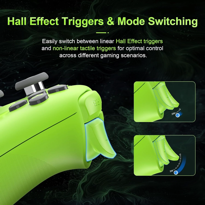 8BITDO ULTIMATE 2 WIRELESS 2.4G CONTROLLER FOR WINDOWS&ANDROID, GREEN - 3