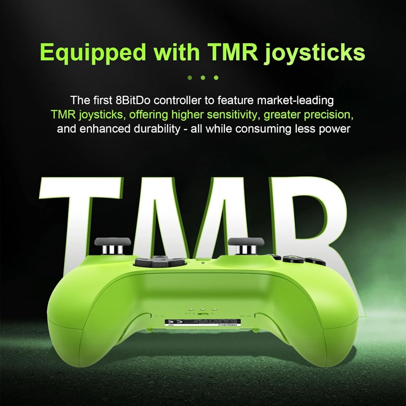 8BITDO ULTIMATE 2 WIRELESS 2.4G CONTROLLER FOR WINDOWS&ANDROID, GREEN - 4