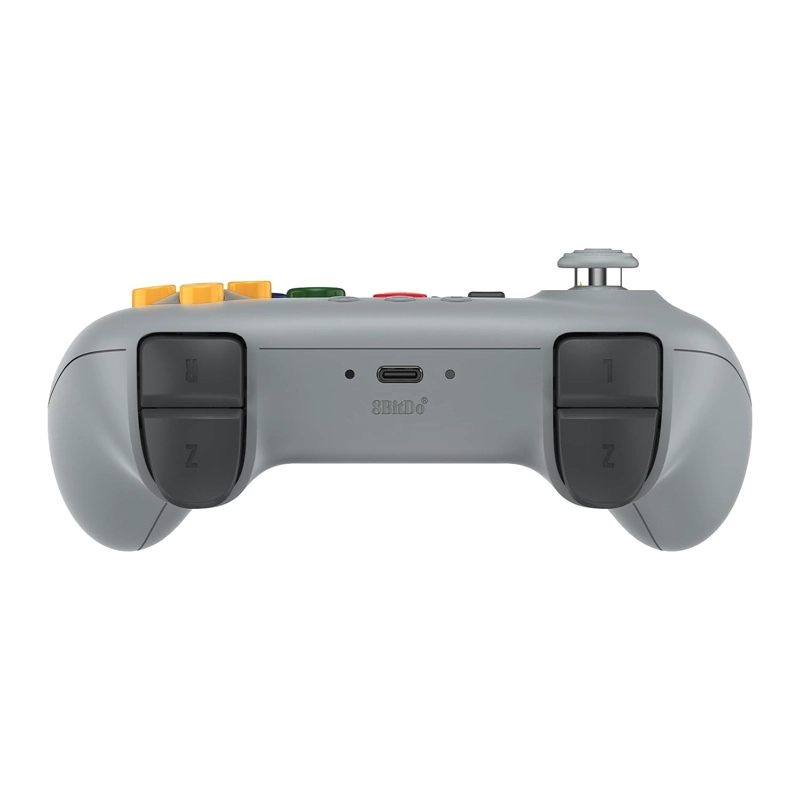 8BITDO 64 2.4G WIRELESS CONTROLLER FOR N64 CONSOLE, ANALOGUE 3D, AND WINDOWS GREY - 2