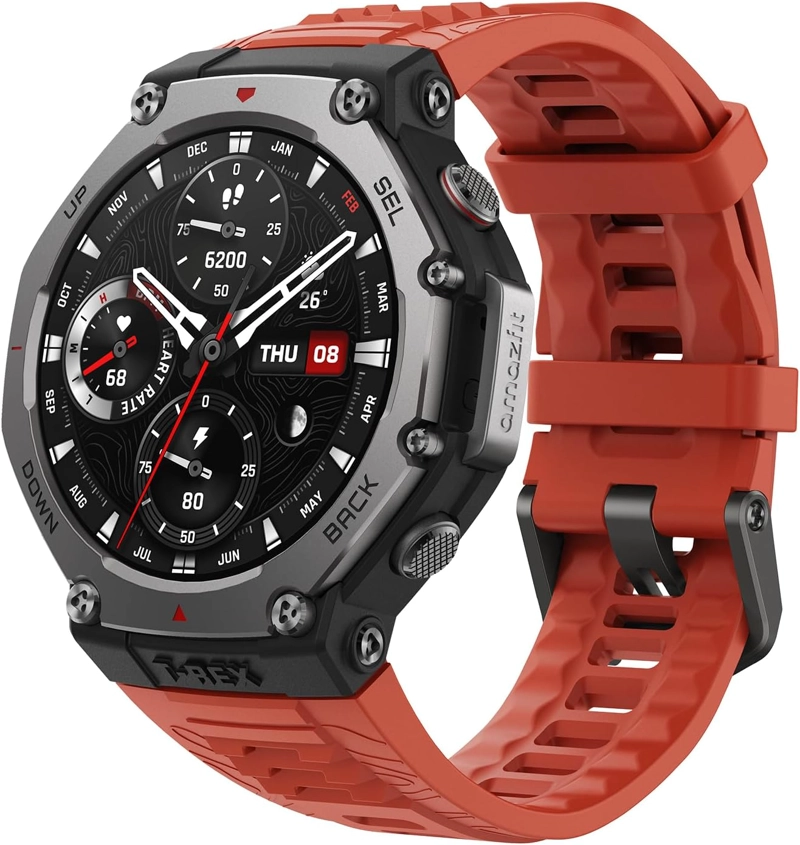 AMAZFIT T-REX 3, RELOJ INTELIGENTE, PANTALLA AMOLED DE 1.5 , GPS, IOS - 1