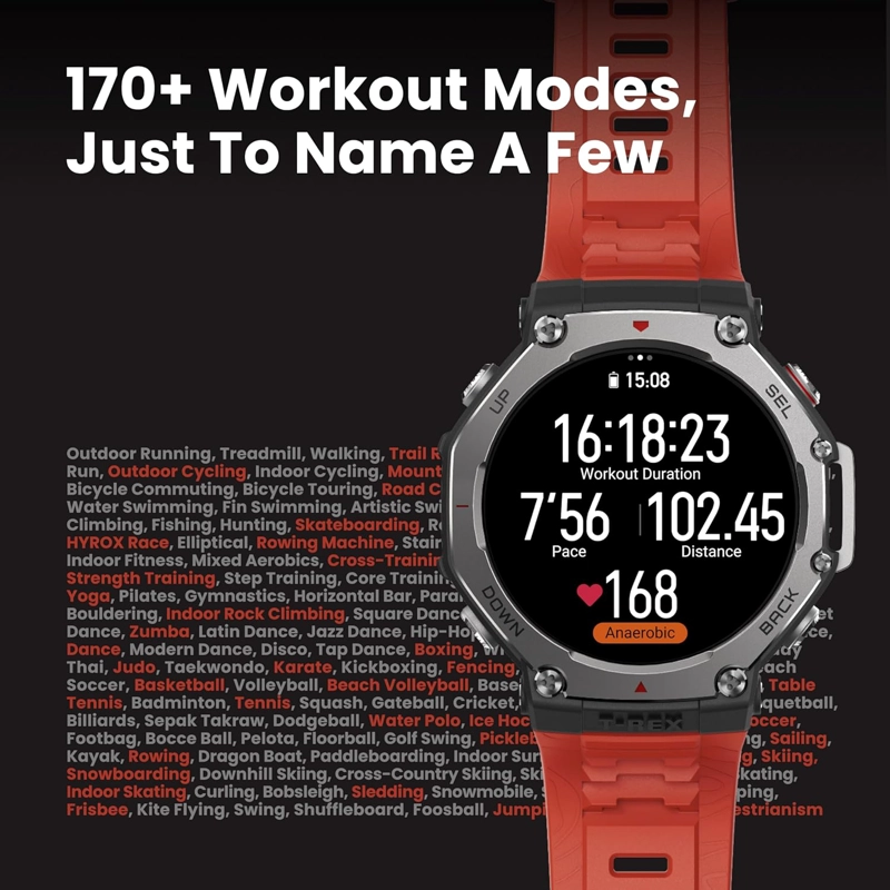 AMAZFIT T-REX 3, RELOJ INTELIGENTE, PANTALLA AMOLED DE 1.5 , GPS, IOS - 3
