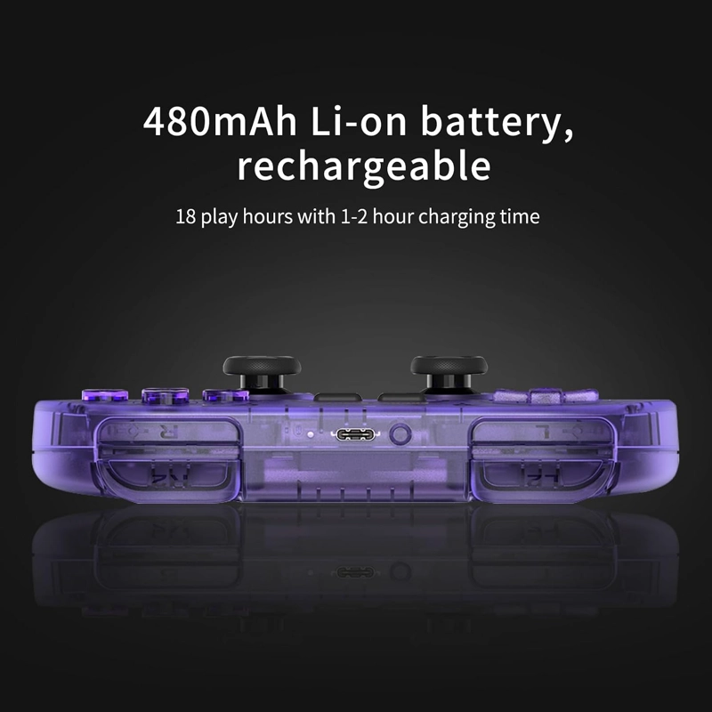 8BITDO SN30 PRO BLUETOOTH CONTROLLER FOR SWITCH1/2,WINDOWS, CRYSTAL PURPLE - 5