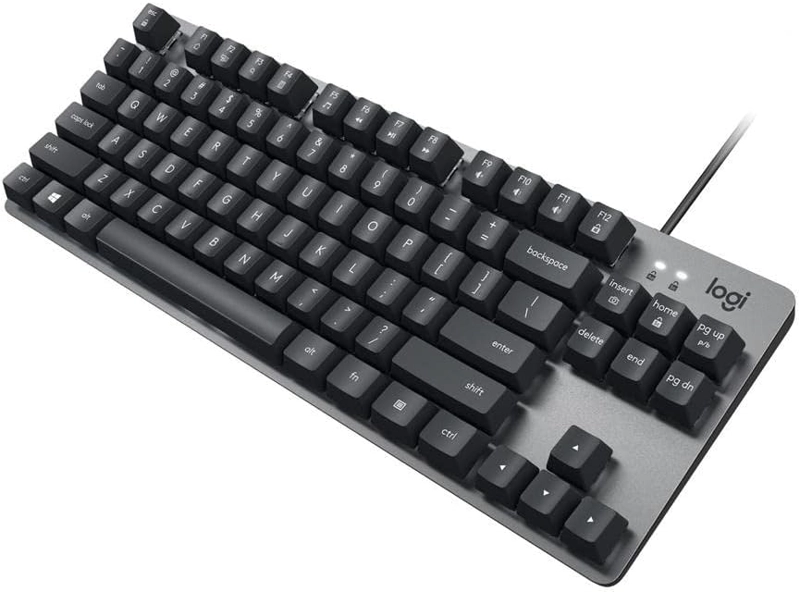 LOGITECH TECLADO MECANICO CON CABLE K835 TKL CON MARCO DE ALUMINIO E INTERRUPTOR ROJO LINEAL - 1
