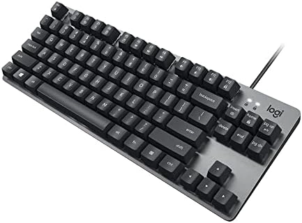 LOGITECH TECLADO MECANICO CON CABLE K835 TKL CON MARCO DE ALUMINIO E INTERRUPTOR ROJO LINEAL - 4