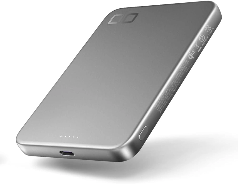 CIO SMARTCOBY SLIM II WIRELESS 2.0 SS5K 5000MAH POWER BANK PLATA - 1