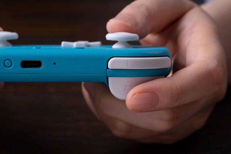 8BITDO LITE 2 BLUETOOTH GAMEPAD FOR SWITCH, SWITCH LITE, ANDROID AND RASPBERRY PI TURQUOISE - 4
