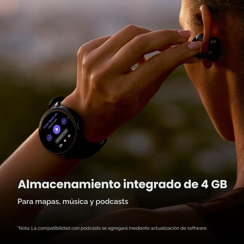 AMAZFIT RELOJ INTELIGENTE ACTIVE MAX, PANTALLA AMOLED DE 1.5 , GPS, IOS - 4