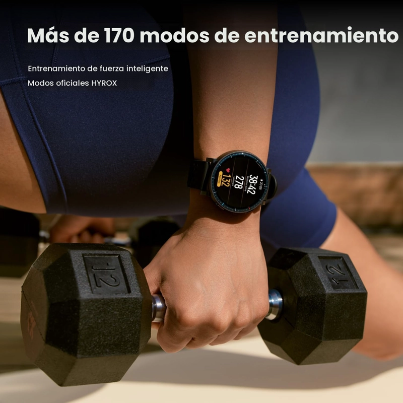 AMAZFIT RELOJ INTELIGENTE ACTIVE MAX, PANTALLA AMOLED DE 1.5 , GPS, IOS - 5