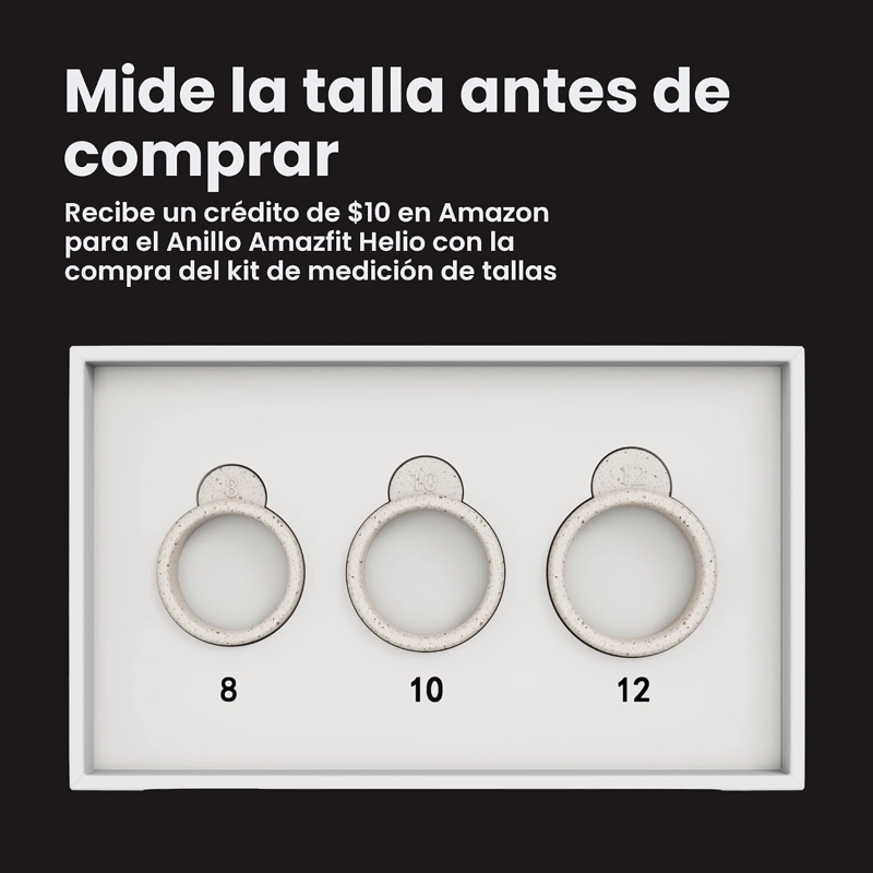 AMAZFIT HELIO SMART RING, MONITOR DE SUEÑO/CORAZON, RESISTENTE AL AGUA, IOS - 4