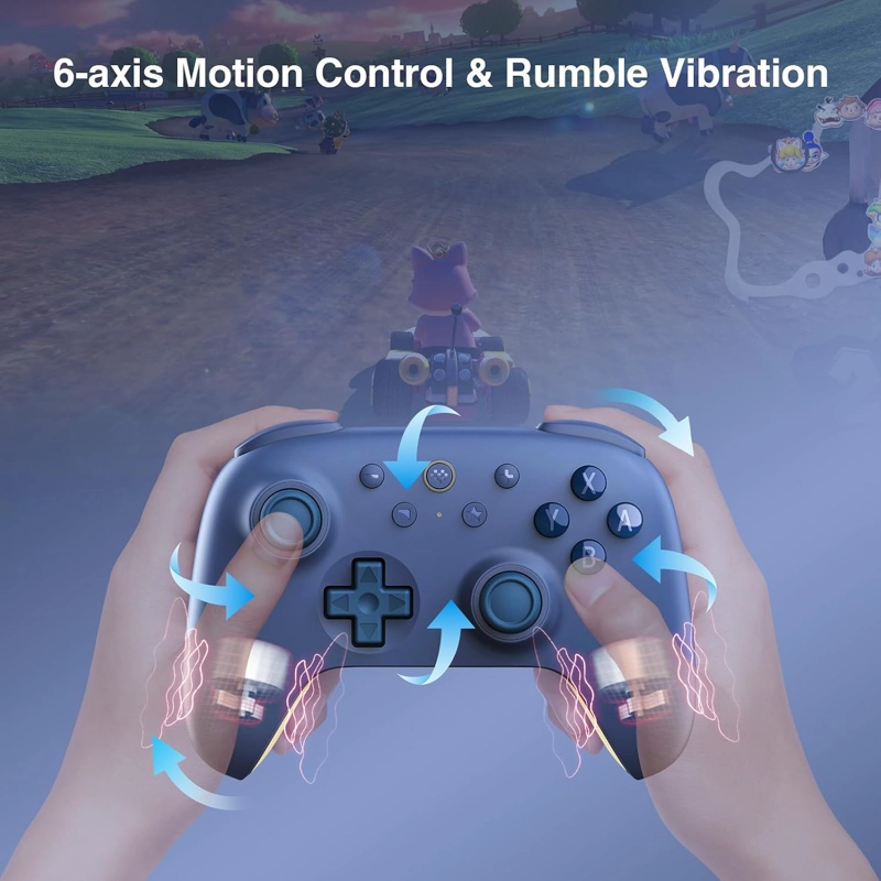 8BITDO ULTIMATE 2C BLUETOOTH CONTROLLER HALL EFFECT JOYSTICK UPDATE - PARA SWITCH/SWITCH 2, - 5