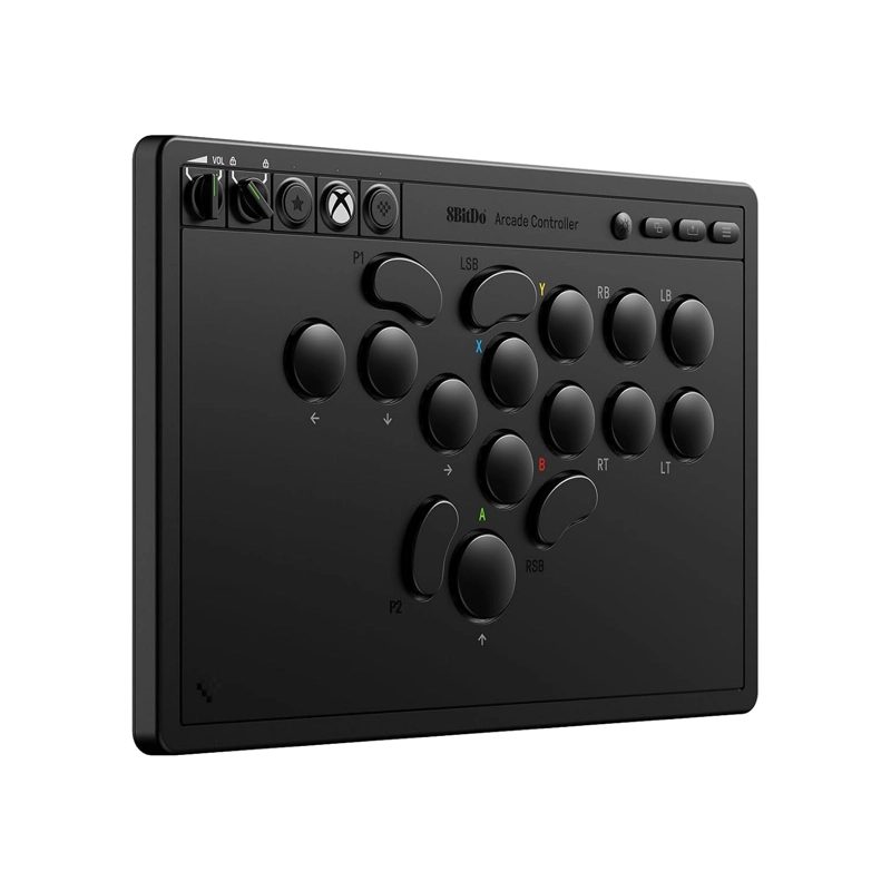 8BITDO ALL-BUTTON ARCADE CONTROLLER PARA XBOX SERIES X S, XBOX ONE & PC, 2.4G INALAMBRICO, - 2