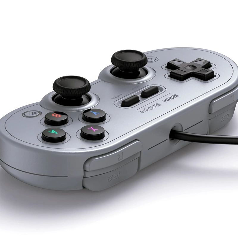 8BITDO SN30 PRO USB WIRED CONTROLLER RETRO CLASSIC GAMEPAD PARA SWITCH, PC WINDOWS & RASPBERRY PI - 2