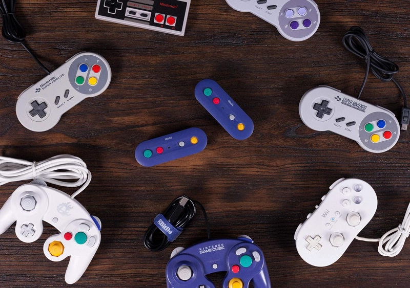 8BITDO GBROS. ADAPTADOR INALAMBRICO PARA SWITCH/SWTICH 2 FUNCIONA CON GAMECUBE CON CABLE - 2
