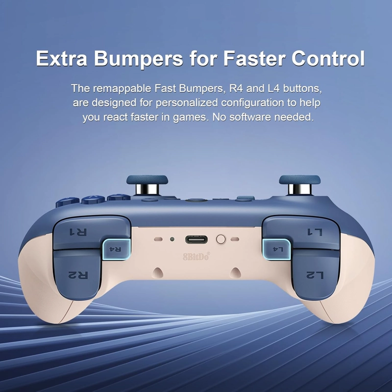 8BITDO ULTIMATE 2C BLUETOOTH CONTROLLER PARA SWITCH 2, SWITCH, SWITCH CONTROLLER CON 6-AXIS MOTION - 3