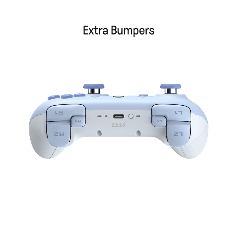 8BITDO ULTIMATE 2C HALL EFFECT JOYSTICKS BLUETOOTH CONTROLLER CON REMAPPABLE L4/R4 BUMPERS, 6-AXIS - 3