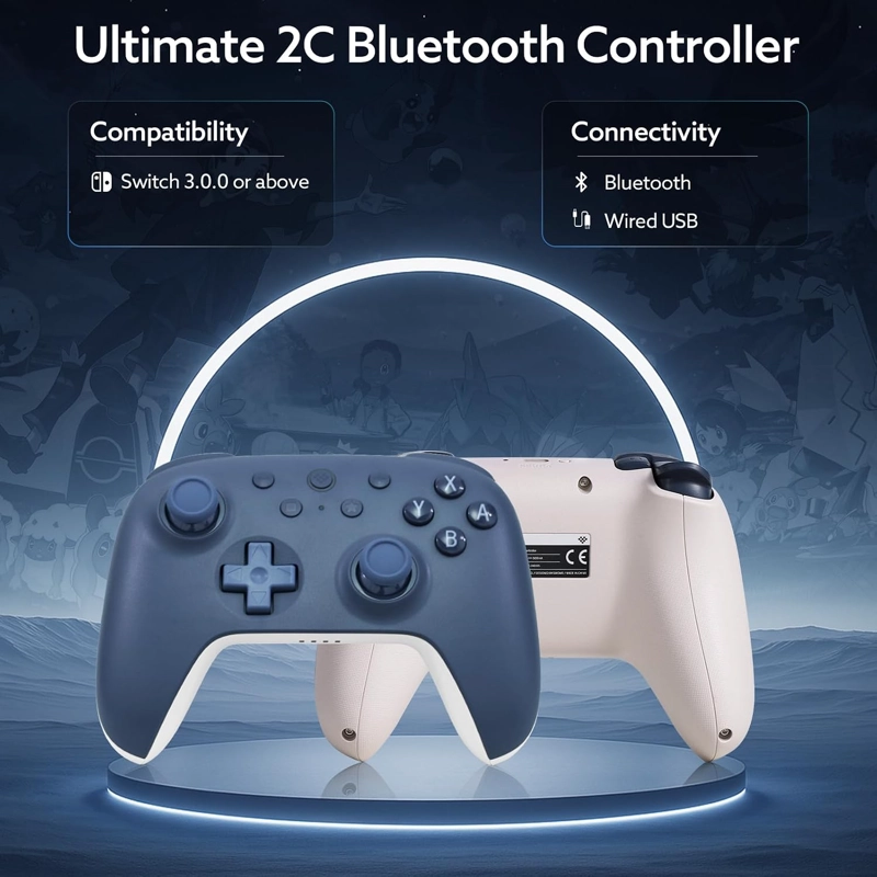 8BITDO ULTIMATE 2C BLUETOOTH CONTROLLER PARA SWITCH/SWITCH 2 - INALAMBRICO PARA JUEGOS GAMER - 2