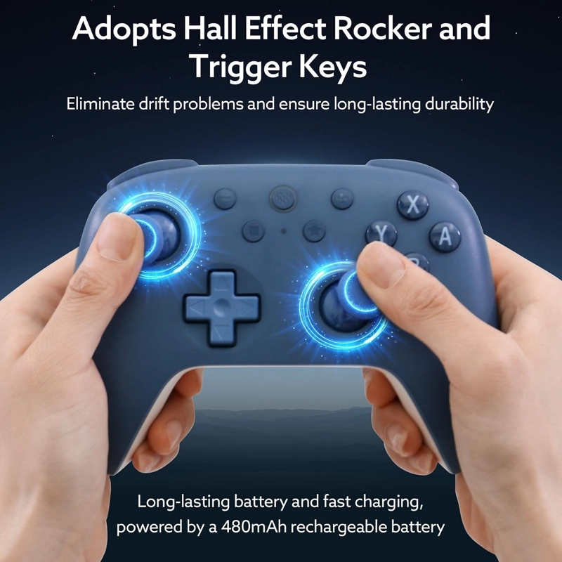 8BITDO ULTIMATE 2C BLUETOOTH CONTROLLER PARA SWITCH/SWITCH 2 - INALAMBRICO PARA JUEGOS GAMER - 3