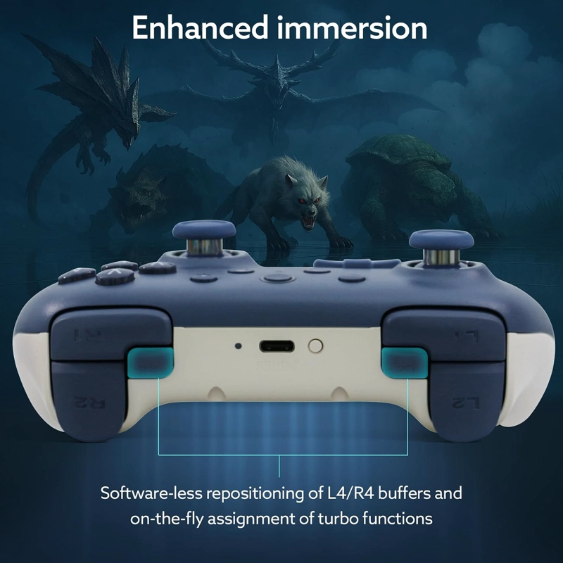 8BITDO ULTIMATE 2C BLUETOOTH CONTROLLER PARA SWITCH/SWITCH 2 - INALAMBRICO PARA JUEGOS GAMER - 5