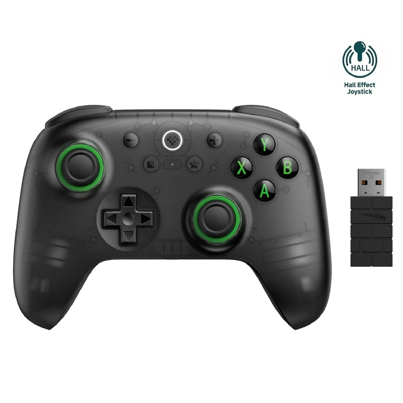 8BITDO ULTIMATE 2C INALAMBRICO CONTROLLER PARA WINDOWS PC Y ANDROID, CON 1000HZ POLLING RATE, HALL - 1