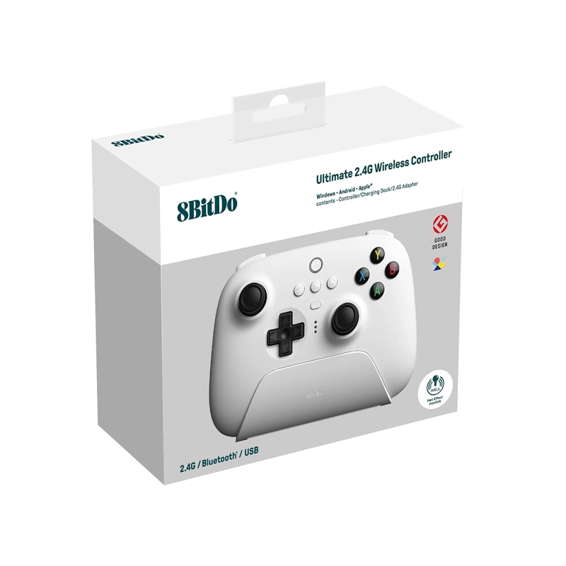 8BITDO ULTIMATE 2.4G INALAMBRICO CONTROLLER, HALL EFFECT JOYSTICK UPDATE, PARA JUEGOS GAMER - 4