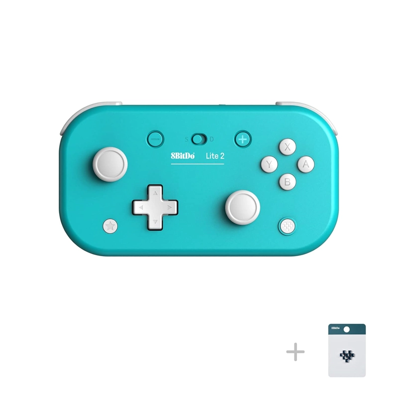8BITDO LITE 2 BLUETOOTH CONTROLLER CON MOTION CONTROLS, LINEAR MOTORS VIBRATION, JOYSTICKS, - 1