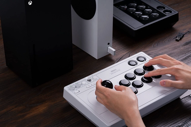 8BITDO INALAMBRICO ARCADE STICK PARA XBOX SERIES X S, XBOX ONE Y WINDOWS 10, ARCADE FIGHT STICK - 4